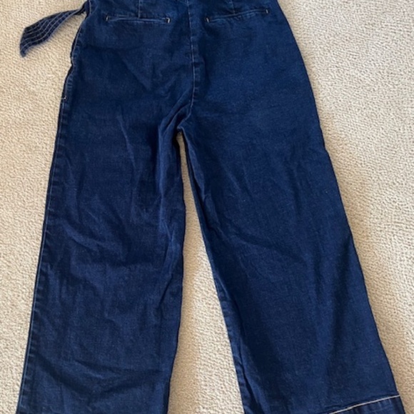 Chelsea & Violet Denim Crop Jeans with Tie Belt Women's Size 29 - Picture 6 of 7